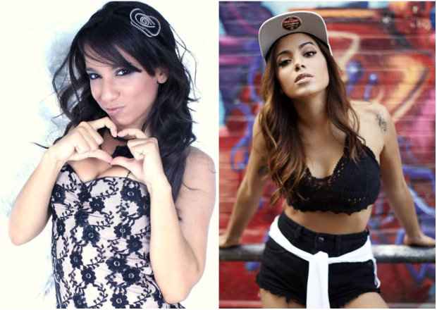 Anitta mudou nome, fez plsticas e adotou visual lady like. Fotos: Reproduo da internet