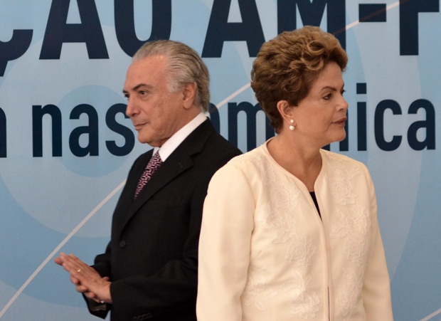Temer e Dilma esto em "guerra fria" desde a carta escrita pelo vice-presidente. Foto: Renato Costa/FramePhoto/Folhapress