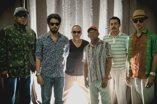 Gilmar, primeiro da esquerda,  um dos cofundadores da banda. Crdito: NZ/Divulgao