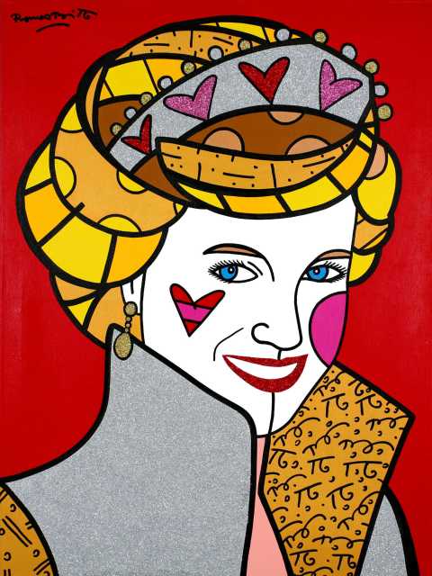 Princesa Diana. Arte: Romero Britto