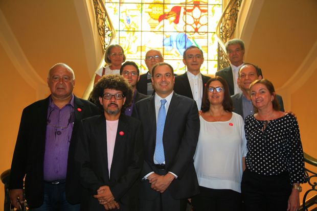 Cerimnia de posse contou com presena do governador Paulo Cmara. Foto: Roberto Pereira