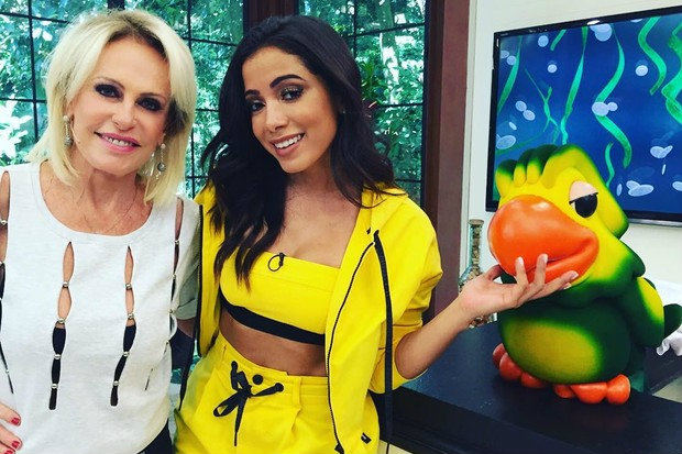 Anitta levou a brincadeira na esportiva e se desculpou com Ana Maria. Foto: Instagram/Reproduo