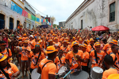 D'Brack desfila nas ruas de Olinda. Foto: Reproduo/Facebook