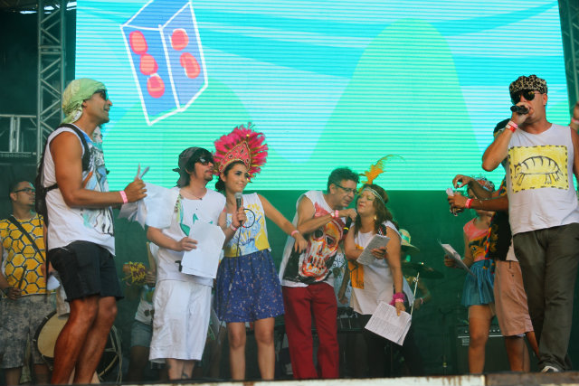 Bloco no far apresentao no Festival Rec-Beat durante o carnaval. Foto: Paulo Paiva/DP/D.A Press