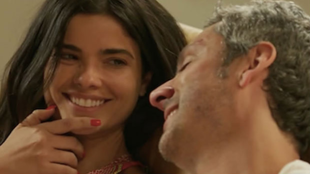 Vanessa Gicomo e Alexandre Nero vivem Toia e Romero em A regra do jogo - Foto: TV Globo/Divulgao (Foto: TV Globo/Divulgao)