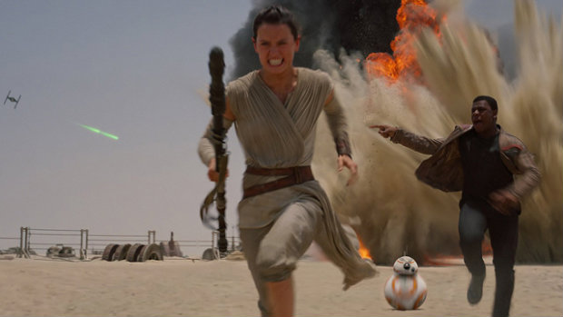 Trama explora a continuao da histria dos personagens Rey, Finn, Poe Dameron a o vilo Kylo Ren. Foto: Disney/Divulgao
