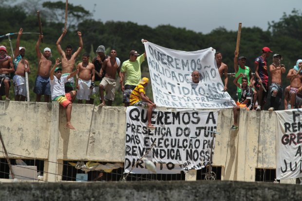 H exatamente um ano. Detentos fizeram rebelio na unidade. Foto: Paulo Paiva/DP