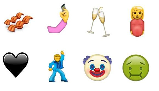 Prévias dos possíveis novos emojis. Foto: Emojipedia/Reprodução Prévias dos possíveis novos emojis. Foto: Emojipedia/Reprodução