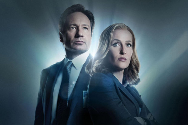 Duchovny e Gillian Anderson voltam como agentes federais Mulder e Scully. Foto: Fox/Divulgao