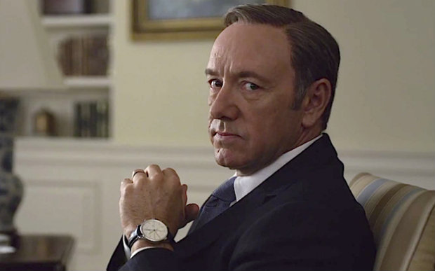 Atuao em House of cards rendeu um Globo de Ouro a Kevin Spacey. Foto: Netflix/Divulgao