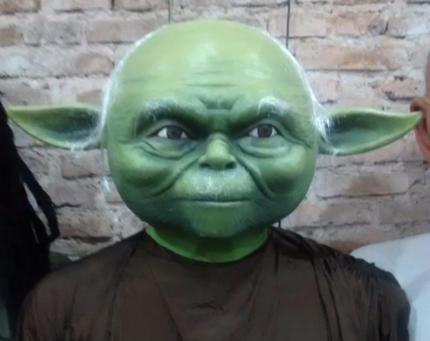 Mestre Yoda, da franquia Star Wars, vai se jogar no frevo. Foto: Facebook/Reproduo