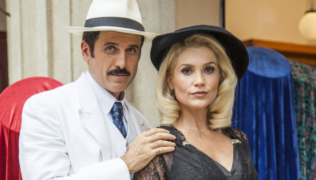 Eriberto Leo e Alessandra Negrini vivem Ernesto e Sandra - Foto: TV Globo/Divulgao (Foto: TV Globo/Divulgao)