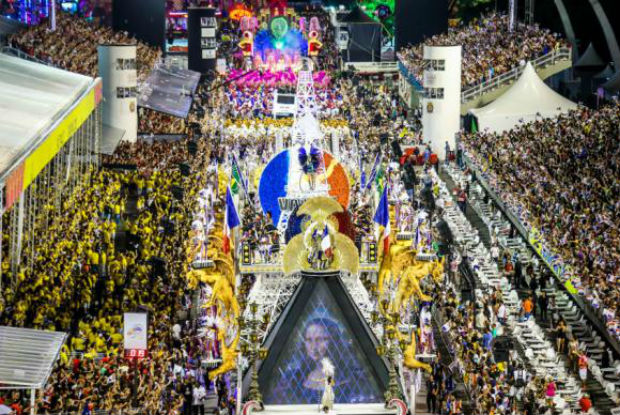 Desfile da Escola de Samba Vai-Vai no carnaval 2016. Foto: Rafael Neddermeyer/Ligasp/Fotos Pblicas

