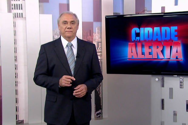 Marcelo Rezende comanda o Cidade Alerta desde 2012 na Record. Foto: Divulgao