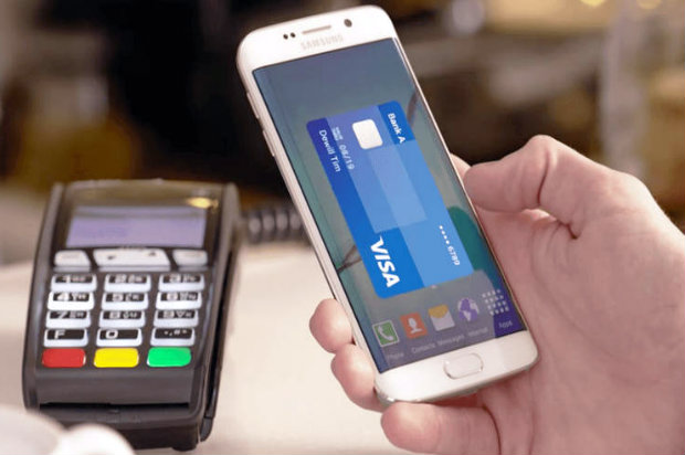 O Samsung Pay iniciou seu serviço na Coreia do Sul e nos EUA no ano passado.
Foto: Divulgação. O Samsung Pay iniciou seu serviço na Coreia do Sul e nos EUA no ano passado.
Foto: Divulgação.