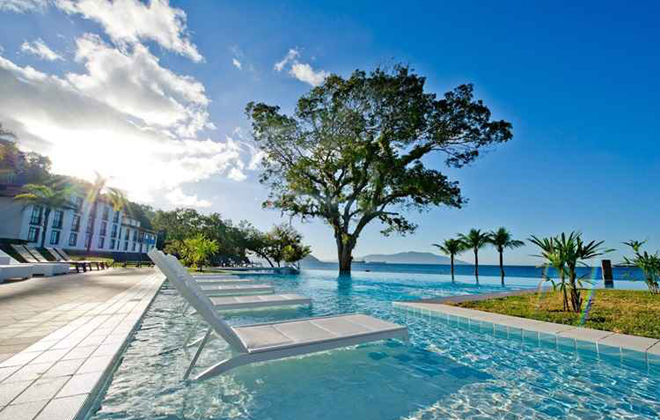 Na ilha de Itaparica, na Bahia: relax sem pensar na conta. Foto: Ion Turismo/Reproduo