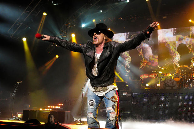 Axl Rose pode voltar ao Brasil com os originais Slash e Duff McKagan. Foto: Site Oficial/Reproduo