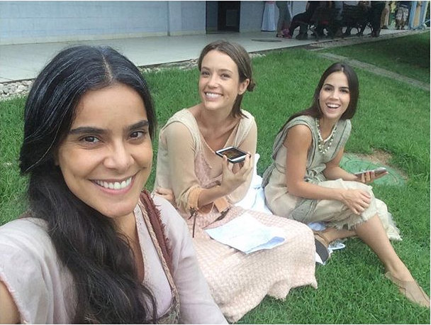 Atrizes Bianka Fernandes, Juliana Didone e Pérola Faria.  Foto: Reprodução/Instagram