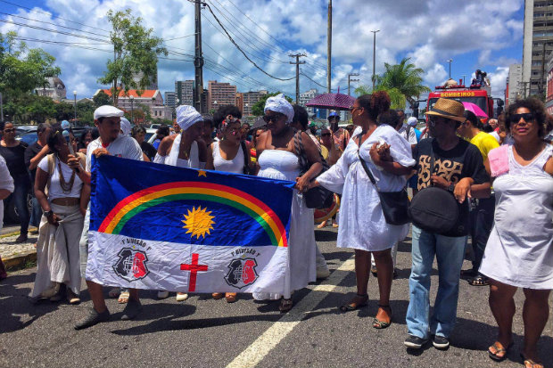 Nan Vasconcelos foi agraciado com o ttulo de doutor honoris causa em 2015. Foto: Karina Morais/DP