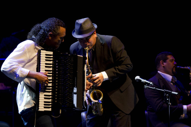 "Era um sonho antigo juntar esses grandes sanfoneiros no meu disco", diz o maestro. Foto: Renan Perobelli/Divulgao