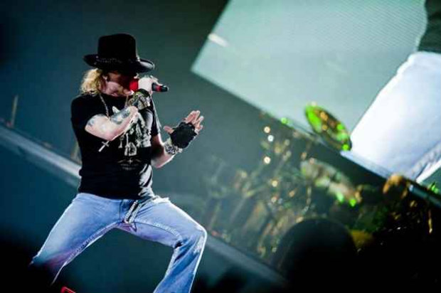 Axl Rose esteve em Atlanta na mesma poca que AC/DC. Foto: Pedro Frana/Esp. CB/D.A Press