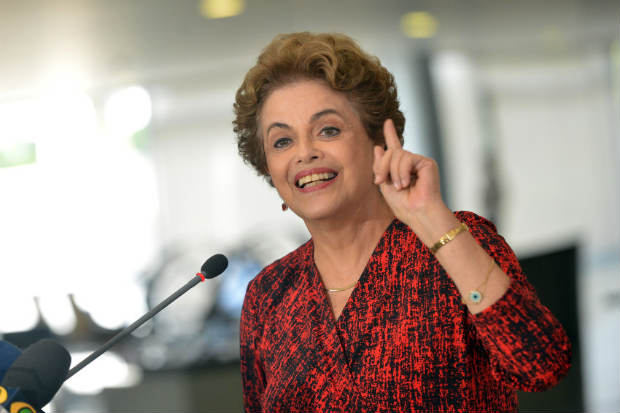 Dilma voltou a comentar sobre a violao da exposio do dilogo feito entre ela e o ex-presidente Luiz Incio Lula da Silva. Foto: Wilson Dias/Agncia Brasil.