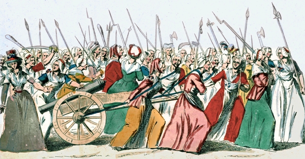 A Revoluo Francesa, no sculo 18, foi palco dos debates ideolgicos entre Mary, autora do livro, e pensadores contemporneos. Foto: Domnio pblico/Divulgao