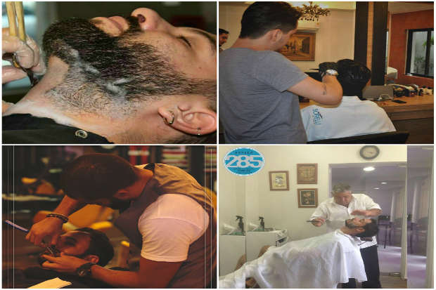  (Tradio, Sorelli, Trois e Espao 285 so locais onde o pblico masculino encontra servios diferenciados de barba. Foto: Arte DP/Reproduo: Facebook)
