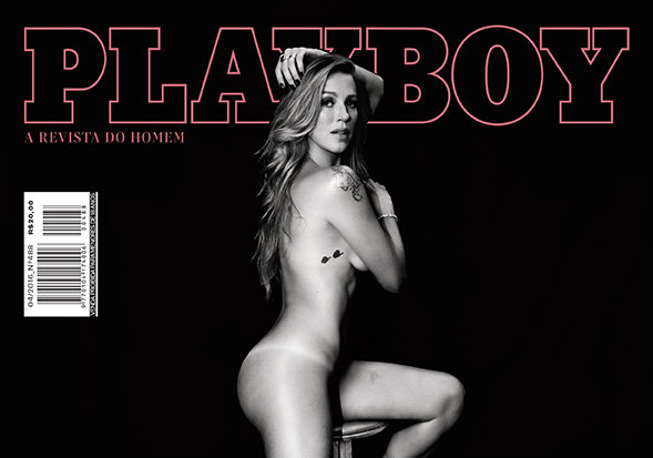 Atriz est na primeira capa da nova Playboy. Foto: Christian Gaul/Divulgao