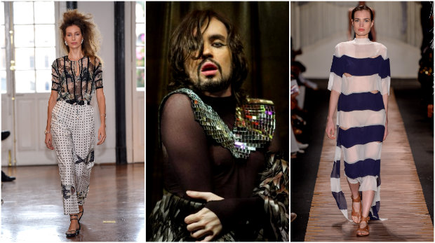 Modelo de Isabela Capeto, Johnny Hooker e modelo de Lenny Niemeyer, todos envolvidos no Rio Moda Rio. Fotos: Divulgação Modelo de Isabela Capeto, Johnny Hooker e modelo de Lenny Niemeyer, todos envolvidos no Rio Moda Rio. Fotos: Divulgação