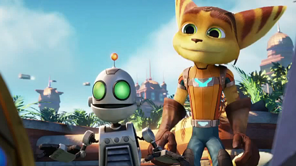 Em Heris da Galxia: Ratchet e Clank,  Ratchet  um ser aliengena que possui uma grande habilidade com armas e um vasto conhecimento em mecnica. Foto: YouTube/Reproduo