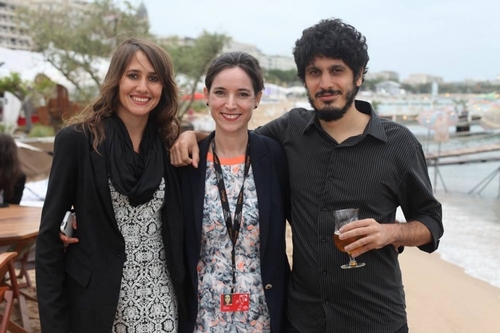 Nara Normande, Emilie Lesclaux e Tio levaram Sem Corao a Cannes em 2014 (Kleber Mendona Filho/ Divulgao)