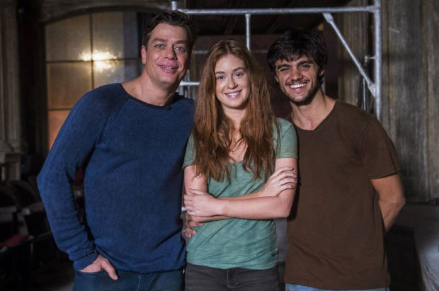 Tringulo amoroso entre Arthur, Eliza e Jonatas atrai espectadores. Foto: TV Globo/Divulgao