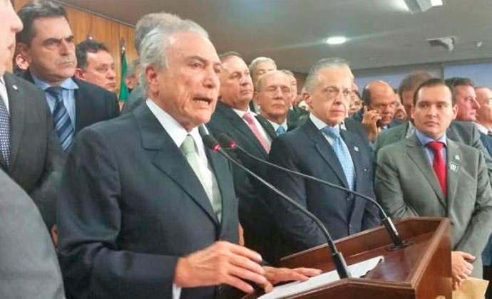 Michel Temer d posse a novos ministros e faz discurso de possePedro Peduzzi/Agncia Brasil
