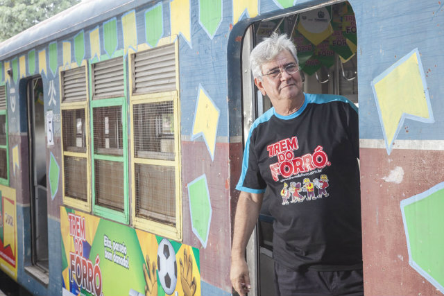 Anderson Pacheco, o criador do Trem do Forro. Foto: Trem do Forro/Divulgao