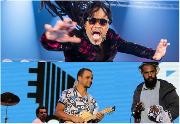 Brown e Baiana System, entre outras atrações da reabertura da Concha Acústica de Salvador, protestaram contra extinção do MinC. Fotos: Divulgação Brown e Baiana System, entre outras atrações da reabertura da Concha Acústica de Salvador, protestaram contra extinção do MinC. Fotos: Divulgação