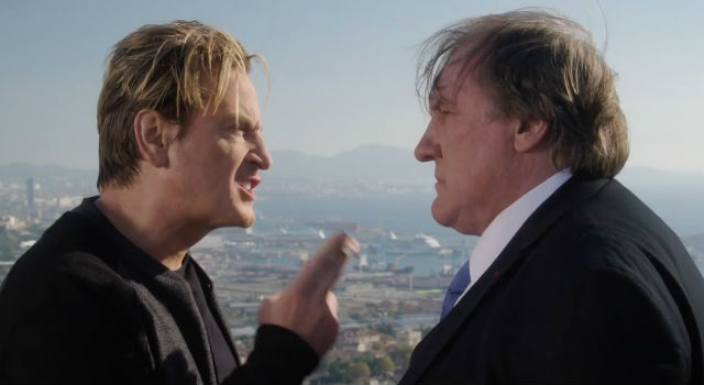 Magimel e Depardieu: conflito poltico em cena. Foto: Netflix/Divulgao