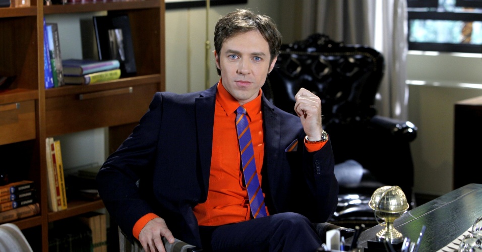 Nando Pradho interpreta Geraldo. Foto: SBT/Divulgao