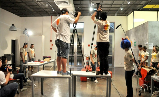 Material foi todo produzido pelos alunos. Foto: Oi Futuro/Divulgao