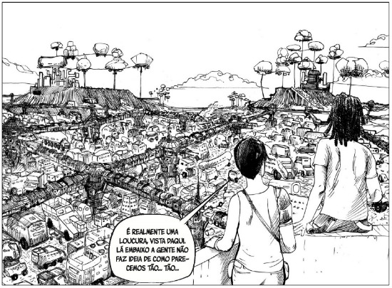 Graphic novel baiana Cidade Motor retrata um futuro catico