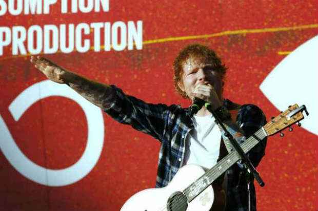 Ed Sheeran  conhecido pelo sucesso "Think Out Loud". Foto: AFP Photo/Kena Betancur/Files