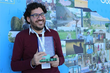 O alagoense Manoel Galdino, que atua como diretor da ONG Transparncia Brasil, uma das vencedoras do prmio Desafio de Impacto Social. Foto: Mariana Fabrcio/DP