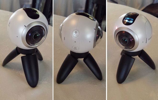 Câmera capta vídeos em 360 graus e em alta resolução. Foto: Luciana Morosini/DP Câmera capta vídeos em 360 graus e em alta resolução. Foto: Luciana Morosini/DP