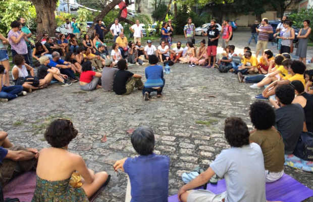 Manifestao surgiu aps a extino do Ministrio da Cultura, anunciada por Michel Temer. Foto: Facebook/Reproduo