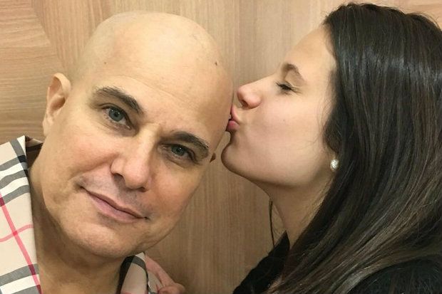 Claudia Raia tambm postou uma foto do ex-marido com a filha. Foto: Reproduo da internet