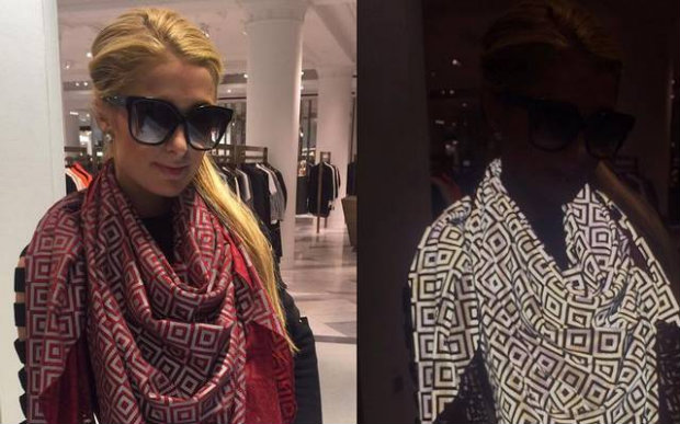 Celebridades como Paris Hilton e Rihanna já têm utilizado o lenço inovador. Foto: ISHU/Divulgação Celebridades como Paris Hilton e Rihanna já têm utilizado o lenço inovador. Foto: ISHU/Divulgação