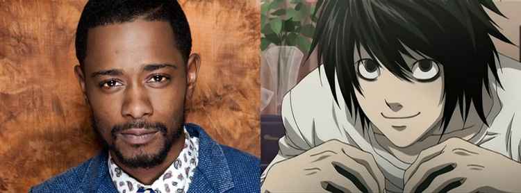 Keith Stanfield vai interpretar L, que  britnico nas histrias em quadrinhos. Foto: Facebook e Animax/Reproduo