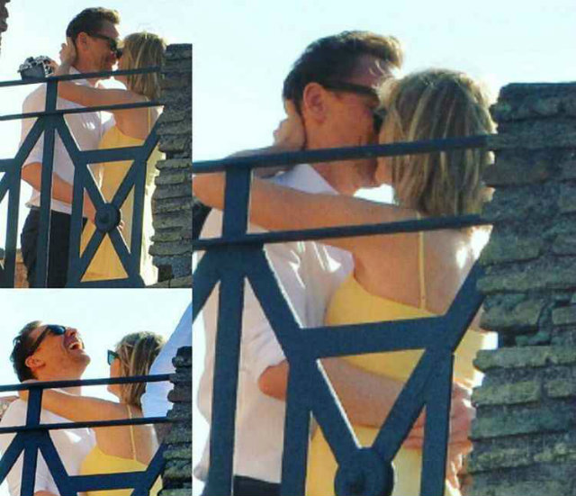 Taylor e Tom foram fotografados circulando por pontos tursticos bem movimentados no mundo todo, entre eles o Coliseu. Foto: Reproduo/E! News