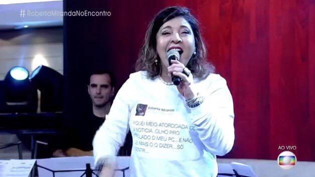 Cantora faz sucesso nas redes sociais. Foto: Globo/Reproduo