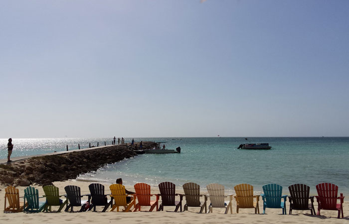 Aruba tem clima estvel ao longo de todo o ano, com mdia de 28 C e poucas chuvas. Foto: Paulo Goethe/DP